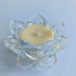 Serene Bloom Crystal Candle