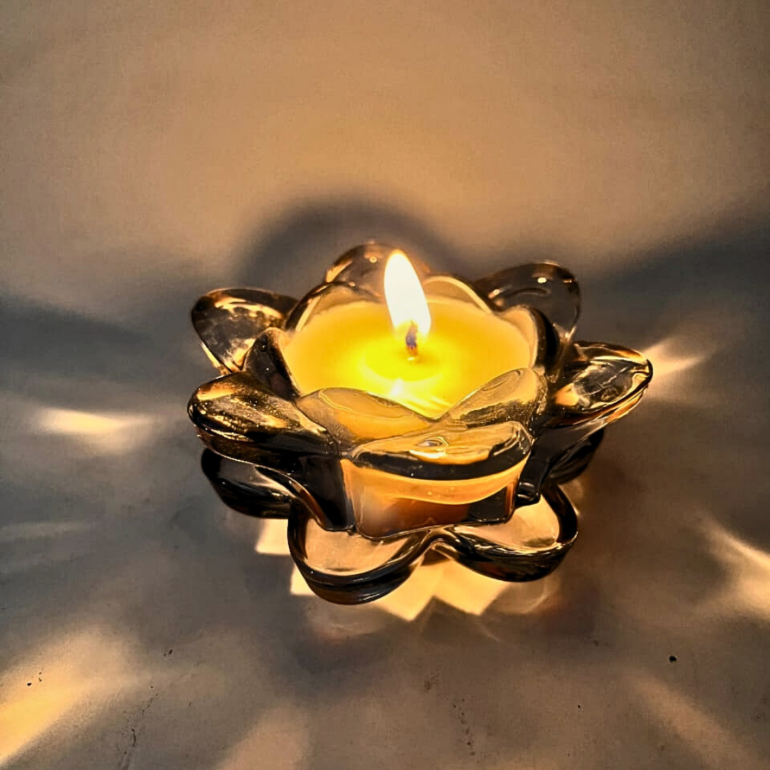 Crystal Lotus Glow Candle - Image 3