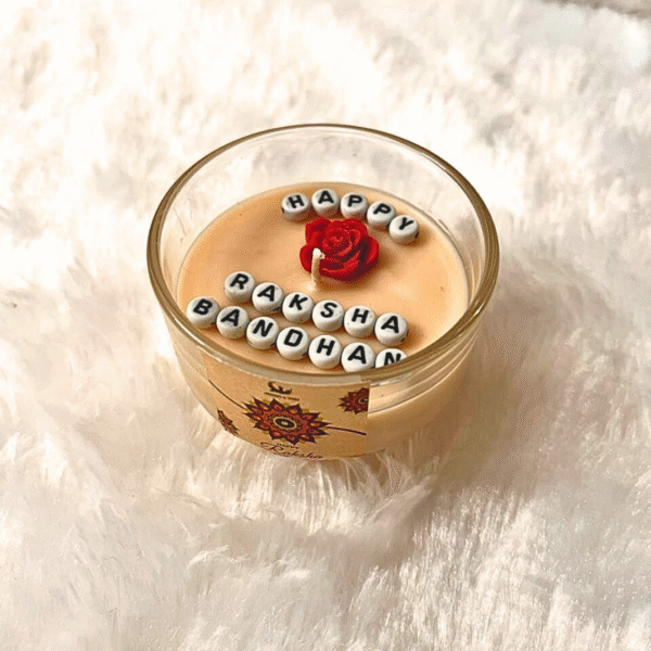 HAPPY RAKSHA BANDHAN CANDLE - Image 3