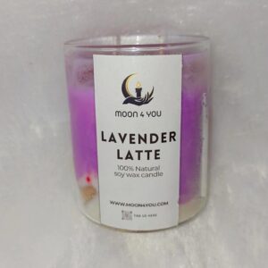Lavender Bloom Latte Candle 💜